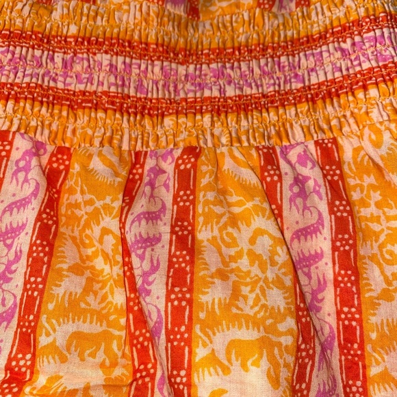 Tory Burch Ruffle Ikat Blouse (S) - Picture 5 of 6
